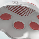 Maxbell Pet Dog Food Storage Container with Lid Food Dispenser Grains Rice Case Pink