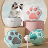 Maxbell Pet Dog Food Storage Container with Lid Food Dispenser Grains Rice Case Gray