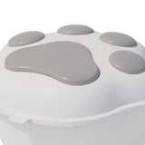 Maxbell Pet Dog Food Storage Container with Lid Food Dispenser Grains Rice Case Gray