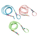 Maxbell Traction Rope Luminous Belt for Turtle Amphibians Bearded Dragon blue