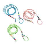 Maxbell Traction Rope Luminous Belt for Turtle Amphibians Bearded Dragon blue