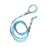 Maxbell Traction Rope Luminous Belt for Turtle Amphibians Bearded Dragon blue