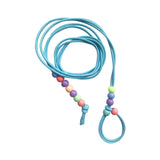 Maxbell Traction Rope Luminous Belt for Turtle Amphibians Bearded Dragon blue