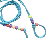 Maxbell Traction Rope Luminous Belt for Turtle Amphibians Bearded Dragon blue