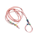 Maxbell Traction Rope Luminous Belt for Turtle Amphibians Bearded Dragon pink
