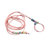 Maxbell Traction Rope Luminous Belt for Turtle Amphibians Bearded Dragon pink