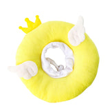 Maxbell Cute Cat Collar After Surgery Protector Elizabethan Collar Comfortable Yellow 14cm XS