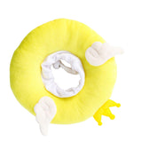 Maxbell Cute Cat Collar After Surgery Protector Elizabethan Collar Comfortable Yellow 14cm XS