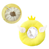 Maxbell Cute Cat Collar After Surgery Protector Elizabethan Collar Comfortable Yellow 14cm XS