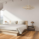 Maxbell Ceiling Hanging Light Fixture Chandelier Shop Dorm LED Pendant Lighting Dual Tier 40cm