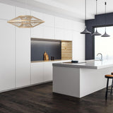 Maxbell Ceiling Hanging Light Fixture Chandelier Shop Dorm LED Pendant Lighting Dual Tier 40cm
