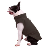 Maxbell Maxbell Dog Fleece Vest Dog Clothes with Pull small Dogs winter Jacket S Brown