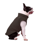 Maxbell Maxbell Dog Fleece Vest Dog Clothes with Pull small Dogs winter Jacket S Brown