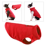 Maxbell Maxbell Dog Fleece Vest Dog Clothes with Pull small Dogs winter Jacket M Red