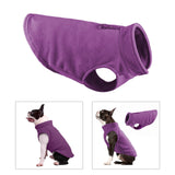 Maxbell Maxbell Dog Fleece Vest Dog Clothes with Pull small Dogs winter Jacket S Violet