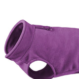 Maxbell Maxbell Dog Fleece Vest Dog Clothes with Pull small Dogs winter Jacket S Violet