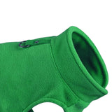 Maxbell Maxbell Dog Fleece Vest Dog Clothes with Pull small Dogs winter Jacket S Green A