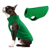 Maxbell Maxbell Dog Fleece Vest Dog Clothes with Pull small Dogs winter Jacket S Green A