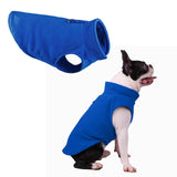 Maxbell Maxbell Dog Fleece Vest Dog Clothes with Pull small Dogs winter Jacket S Blue B