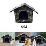 Maxbell Outdoor Waterproof Cat House Enclosed Weatherproof Cat 35cmx33cmx30cm