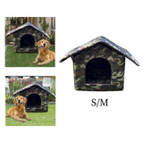 Maxbell Outdoor Waterproof Cat House Enclosed Weatherproof Cat 35cmx33cmx30cm