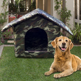 Maxbell Outdoor Waterproof Cat House Enclosed Weatherproof Cat 35cmx33cmx30cm