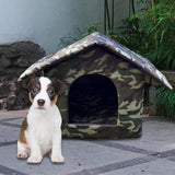 Maxbell Outdoor Waterproof Cat House Enclosed Weatherproof Cat 35cmx33cmx30cm