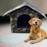 Maxbell Outdoor Waterproof Cat House Enclosed Weatherproof Cat 40cmx38cmx35cm