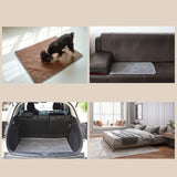 Maxbell Warm Dog Bed Pad Cat Bed Mat Flannel Washable Soft for Cat Litters Sofa Gray S