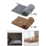 Maxbell cat Bed Mat Nonlsip Portable Cozy Washable Soft for Pet Cages bed L Gray