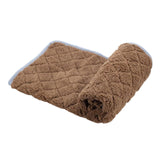 Maxbell cat Bed Mat Nonlsip Portable Cozy Washable Soft for Pet Cages bed XL Coffee