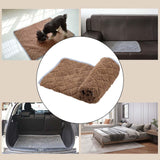 Maxbell cat Bed Mat Nonlsip Portable Cozy Washable Soft for Pet Cages bed XL Coffee