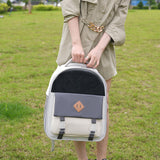 Maxbell Pet Cat Carrier Backpack Mesh Breathable Tote Travel Bag for Outdoor Walking