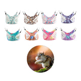 Maxbell Hamster Hammock Bed Hanging Cage Accessories for Small Animals Ferret Parrot Green Heart