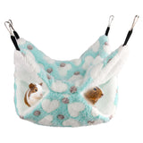 Maxbell Hamster Hammock Bed Hanging Cage Accessories for Small Animals Ferret Parrot Green Heart