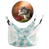 Maxbell Hamster Hammock Bed Hanging Cage Accessories for Small Animals Ferret Parrot Green Heart