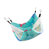 Maxbell Hamster Hammock Bed Hanging Cage Accessories for Small Animals Ferret Parrot Green Star