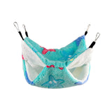 Maxbell Hamster Hammock Bed Hanging Cage Accessories for Small Animals Ferret Parrot Green Star