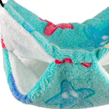 Maxbell Hamster Hammock Bed Hanging Cage Accessories for Small Animals Ferret Parrot Green Star
