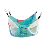 Maxbell Hamster Hammock Bed Hanging Cage Accessories for Small Animals Ferret Parrot Green Star