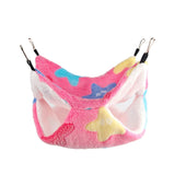 Maxbell Hamster Hammock Bed Hanging Cage Accessories for Small Animals Ferret Parrot Pink