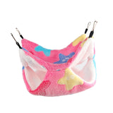 Maxbell Hamster Hammock Bed Hanging Cage Accessories for Small Animals Ferret Parrot Pink