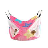 Maxbell Hamster Hammock Bed Hanging Cage Accessories for Small Animals Ferret Parrot Pink