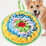 Maxbell Dog Puzzle Mat Interactive Puppy Toys Educational Training Pet Supplies 1 Flower