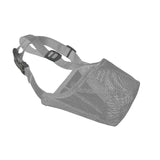 Maxbell Maxbell Muzzle for Dog Durable Breathable Nylon Mesh Mouth Cover for Dogs Training Gray XS