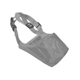 Maxbell Maxbell Muzzle for Dog Durable Breathable Nylon Mesh Mouth Cover for Dogs Training Gray XS