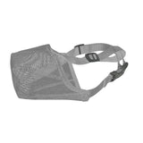 Maxbell Maxbell Muzzle for Dog Durable Breathable Nylon Mesh Mouth Cover for Dogs Training Gray XS