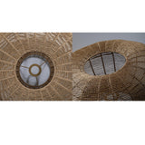 Maxbell Nordic Pendant Lamp Shade Fixture Rope Restaurant Teahouse Dining Room