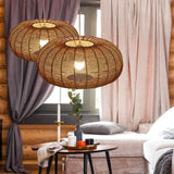 Maxbell Nordic Pendant Lamp Shade Fixture Rope Restaurant Teahouse Dining Room