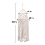 Maxbell Maxbell Macrame Lamp Shade Hanging Tassel Tapestry Creative for Decor Cafe Wedding